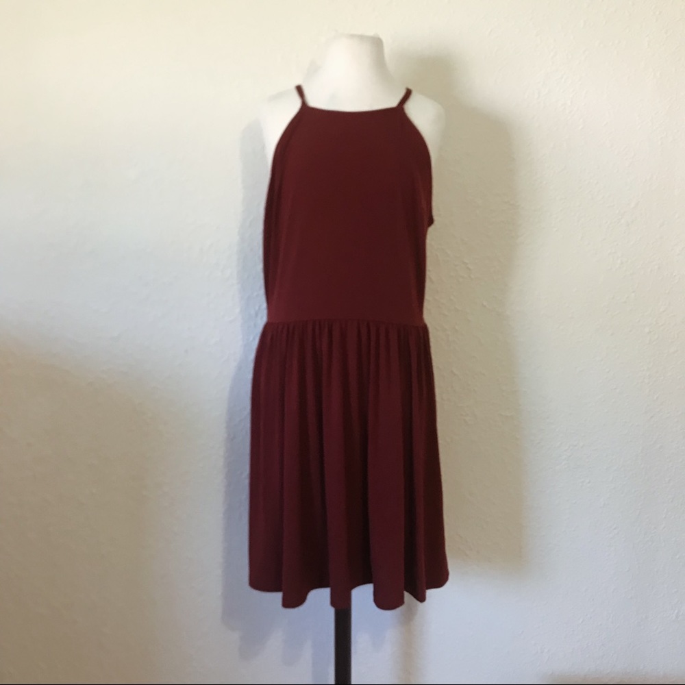 Burgundy Dress
